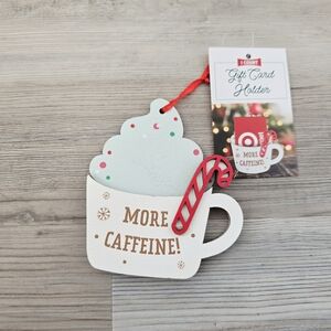 Target Bullseye Christmas 2025 Gift Card Holder Ornament - More Caffeine